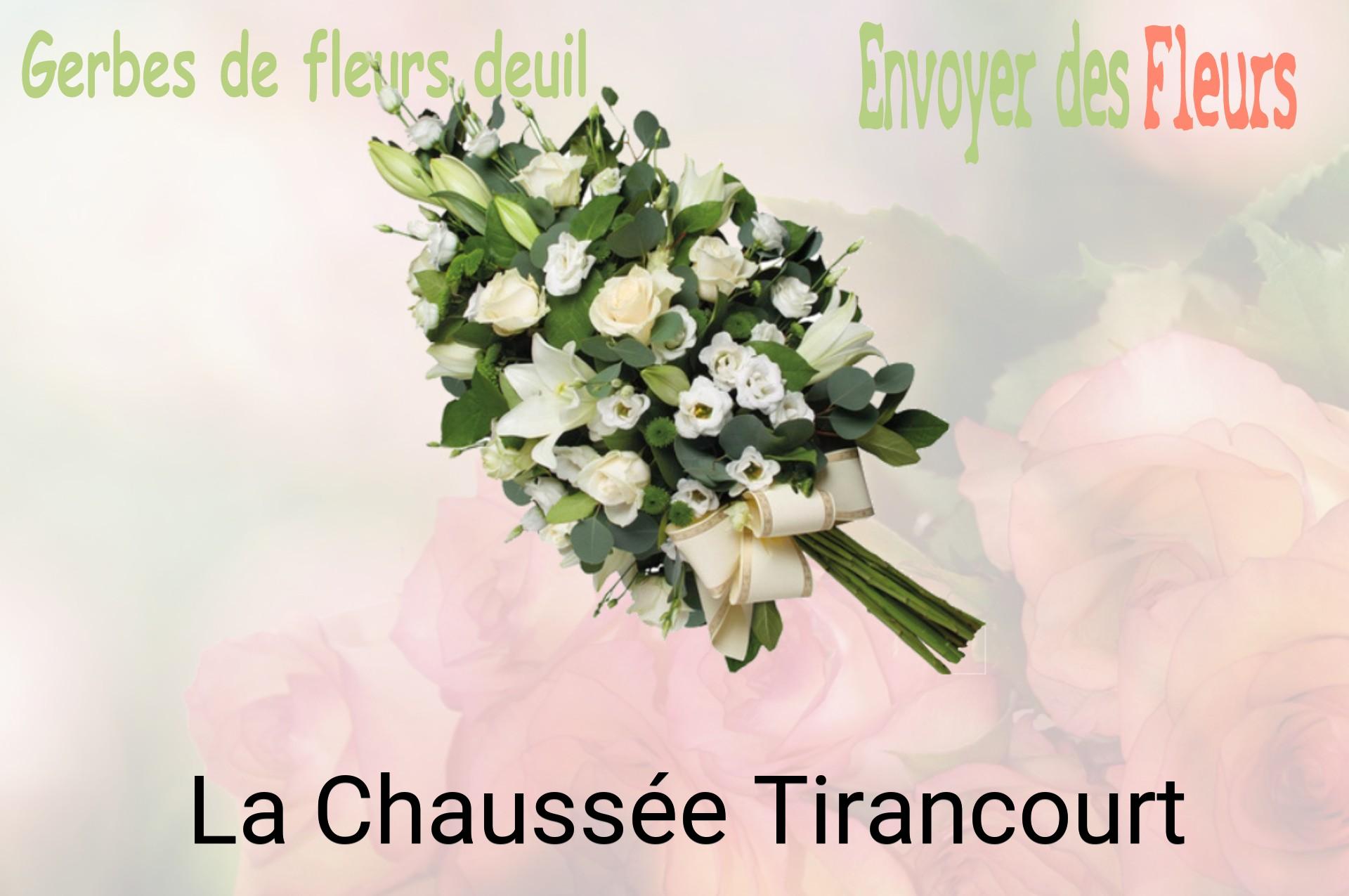 Gerbe de fleurs de deuil livrée à La Chaussée-Tirancourt